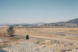 Grading for housing developments in former hayfields in northeastern Rohnert Park, Calif., Oct. 1977