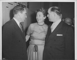 Vice President Richard Nixon with Helen Putnam at the White House Conference on Education, Washington, D.C., 1955