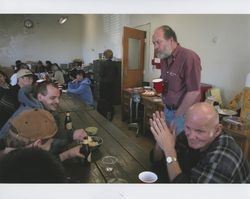 John Agnew at the farewell party at Sunset Line & Twine Company in Petaluma, California, on Dec. 22, 2006