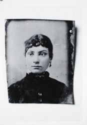 Unidentified Hageler-Caseres family member, Sonoma County?, California, 1860s or 1870s