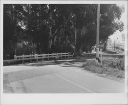 Intersection of Middle Two Rock Road and Bodega Avenue, Petaluma, California, about 1954