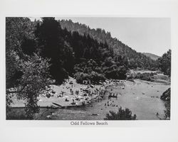 Odd Fellows Beach and Odd Fellows Park, Guerneville, California, 1974