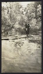 Joyce V. Drake at Santa Rosa Creek, Santa Rosa Creek, Santa Rosa, California, 1920s