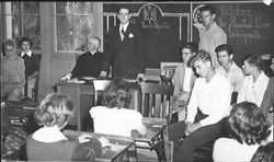 Class at St. Vincent's, Petaluma, California, 1948