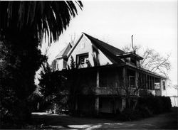 Front of the Leo & Shopie Jehle Ranch house, 1175 Sonoma Avenue, Santa Rosa, California, Feb. 19, 1991