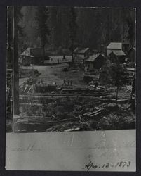 Looking south at the intersection of Mines Road and Front Street, Guerneville