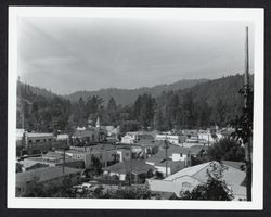 Looking southwest across Guerneville