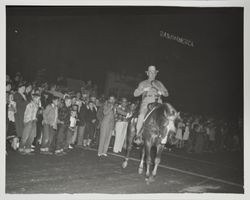 Sheriff Harry Patteson on horseback