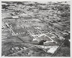 Aerial view of Coddingtown area prior to shopping center