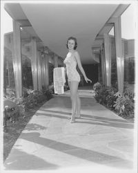 Day with Diane--Diane Romero, Miss Sonoma County 1957, at Flamingo Hotel, Santa Rosa