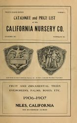 Catalogue and price list of the California Nursery Co