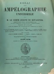 Essai d'une ampelographie universelle