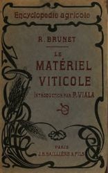 Materiel viticole