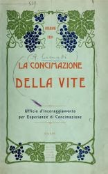 Concimazione della vite