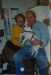 Bob & Ida DeWitt, owner, Buck's Restaurant Guerneville, April 17, 2001