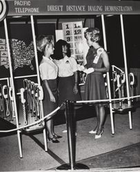 Pacific Telephone exhibit at the Sonoma County Fair, Santa Rosa, California, 1966