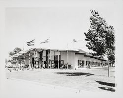 Arts and Crafts building at the Fairgrounds, Santa Rosa, California, 1960