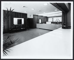 Interior of business office at the County Fair Grounds, Santa Rosa, California, 1966