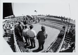 View of winner's circle at the Sonoma County Fair Racetrack, Santa Rosa ...