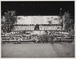 Bellevue Grange exhibit at the Sonoma County Fair, Santa Rosa, California, 1950