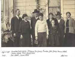 Abbott family--Ben Abbott, Olivia Abbott--circa 1918