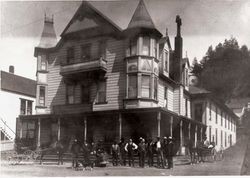 Altamont Hotel, Occidental, California, as seen after a 1899 addition