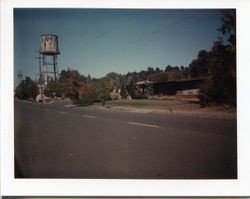 Cannery office built in the 1950s at O. A. Hallberg & Sons Apple Products cannery at 2999 Bowen Avenue, Graton, California, 1960s