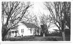 One story clapboard house of William and Leona Rosebrook in Sebastopol, about 1920