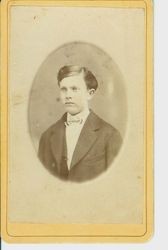 Frank Bowman, son of Dave and Rachel Gilliam Bowman