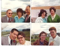 Staff members and dignitaries at dedication of new Palm Drive Hospital, about 1975