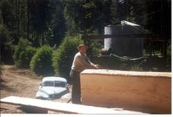 Chenoweth Sawmill on the Chenoweth Ranch on Green Valley Road west of Graton, California