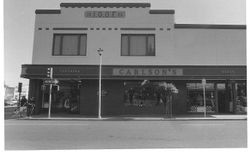 Carlson's clothing store in Sebastopol in the first floor of the IOOF building on the corner of N. Main and McKinley, 1990s