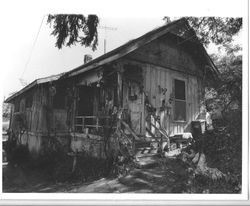 1890s small cottage house in the Morris Addition, at 345 West Street, Sebastopol, California, 1993