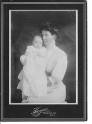 Mrs. McGuffin and baby daughter of Guerneville, about 1890s