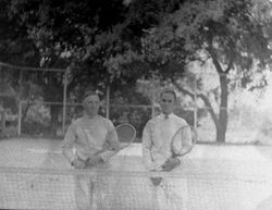 1925 Analy Union High School Tennis team picture taken for the yearbook, Azalea