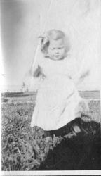 Harriet Elvy at 19 months of age in October 1918