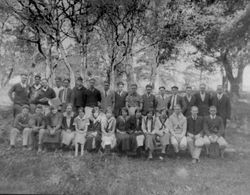 1925 Analy Union High School Junior Farm Bureau picture taken for the yearbook, Azalea