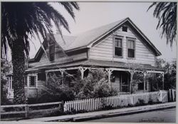 Greek Revival Borba House built in 1890 at 218 Florence Avenue in Sebastopol