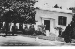 Sebastopol's Carnegie Public Library Sebastopol Carnegie Public library, front view (south)