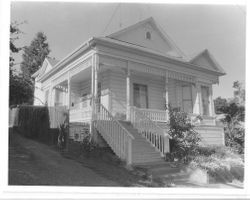 Circa 1913 Queen Anne house in the Morris Addition, at 242 Pitt Avenue, Sebastopol, California, 1993