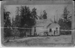 Plantation School, located on Kruse Ranch Road near Salt Point, about 1890