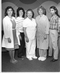Palm Drive Hospital Five year service awards, 1984