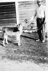 F. J. Riddell on Bonham Ranch, 1927