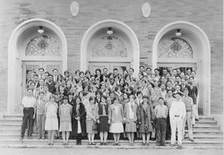 Analy Union High School yearbook, The Azalea, photo of the Junior Class, about 1927