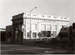 Sierra National Bank in Sebastopol at the southeast corner of Main Street and Bodega Avenue, about 1960s