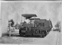 Farm machinery at the 1930 Sacramento Fair