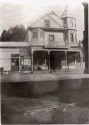 W. B. Coy General Merchandise store with home above store in Occidental north of Altamont Hotel