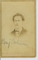 Benjamin Johnson, relative connected to the Sullivan-Gilliam pioneer families of Green Valley (Graton)