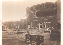 Damage in downtown Guerneville after the 1906 earthquake