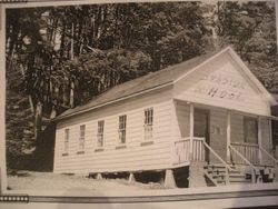 Seaside School in Gualala, California, about 1920